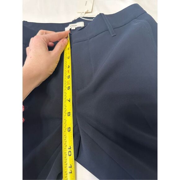 NWT VINCE Soft Tailored black Trouser ankle length pant style VR68621640 Size0 - Picture 9 of 12